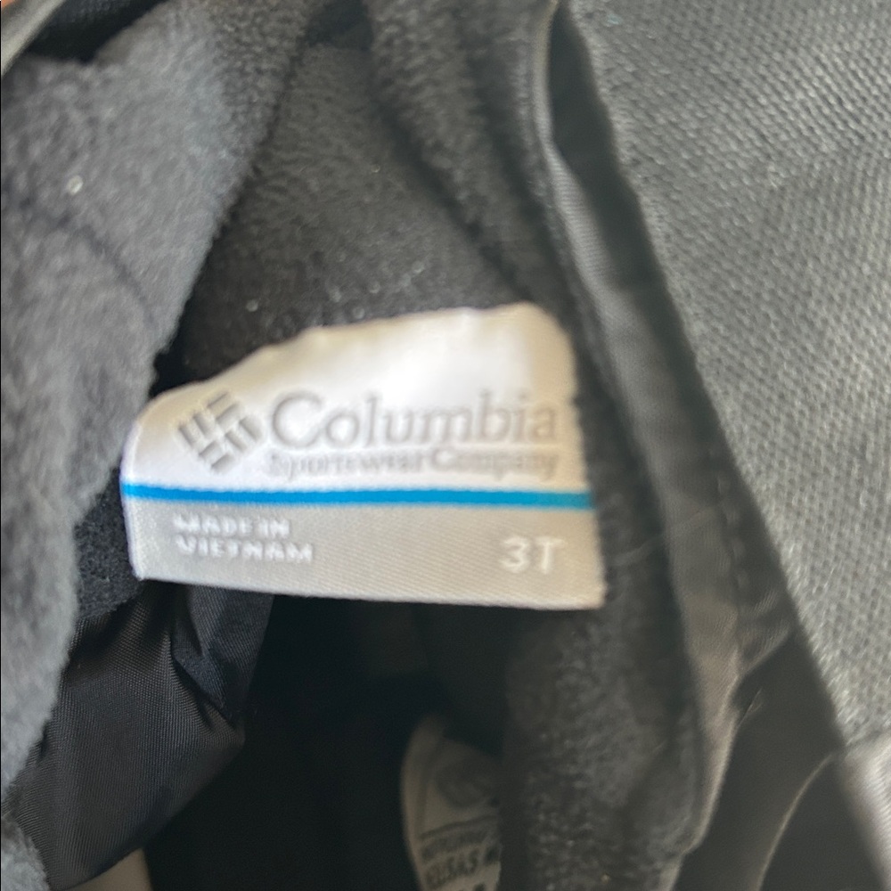 Columbia Kids Black snow bibs - Picture 2 of 3